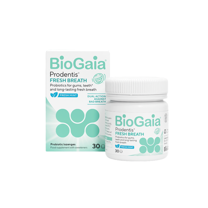 BioGaia Prodentis Fresh Breath - 30 tuggutöflur - Ferskt Mintubragð + Sink