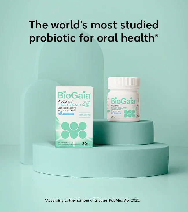 BioGaia Prodentis Fresh Breath - 30 tuggutöflur - Ferskt Mintubragð + Sink